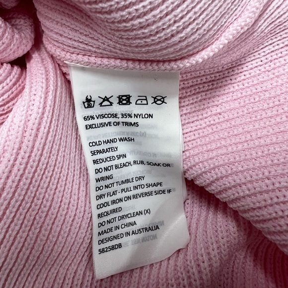 NWT BARDOT Stella Knit Dress Sorbet Pink M - Picture 12 of 13